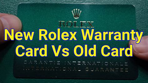 what does a rolex warranty card look like|Rolex 5 year warranty.